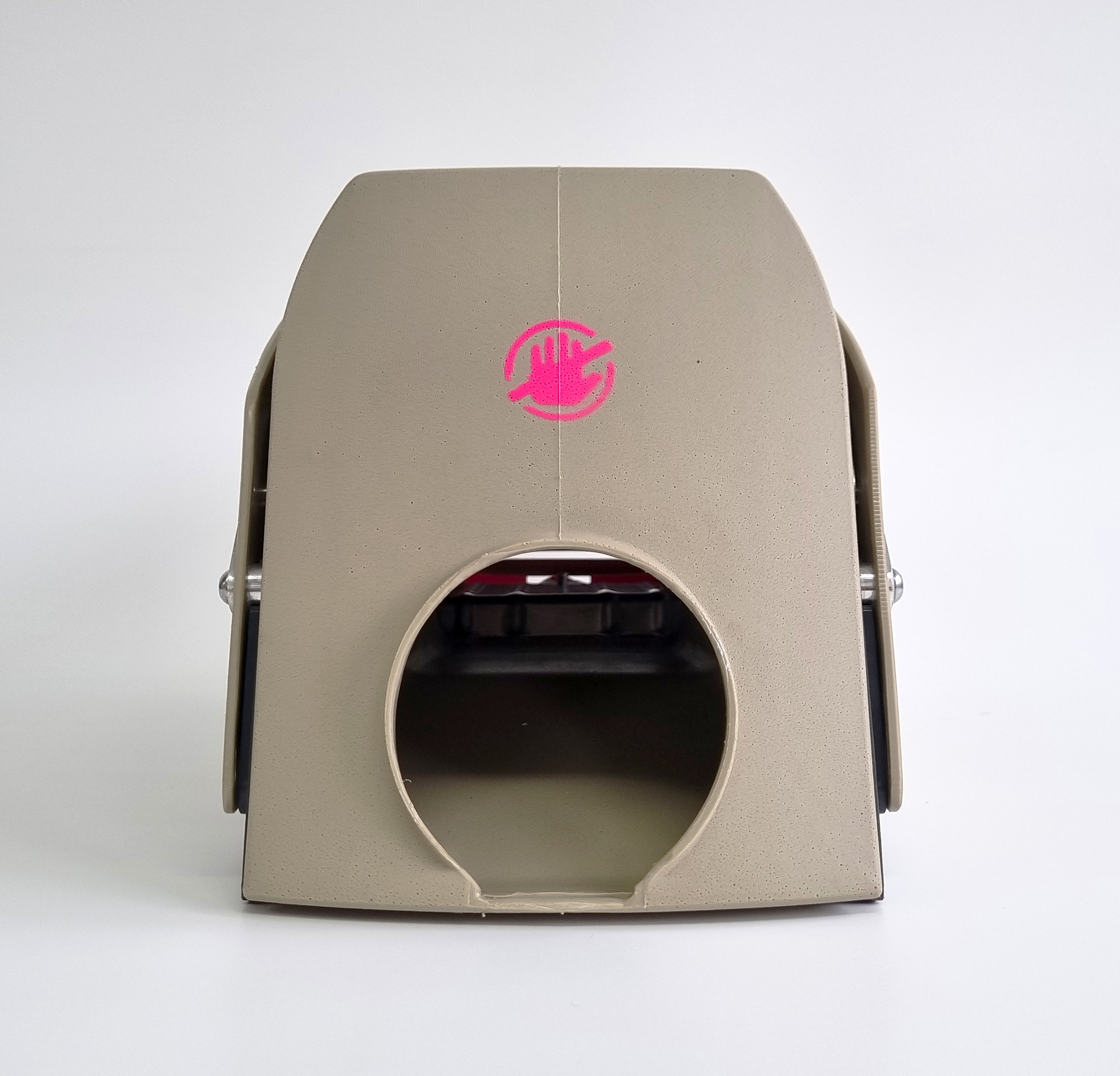 Earlier-generation Rewild F-Bomb trap, front view; temporary visual reference for the K1 page